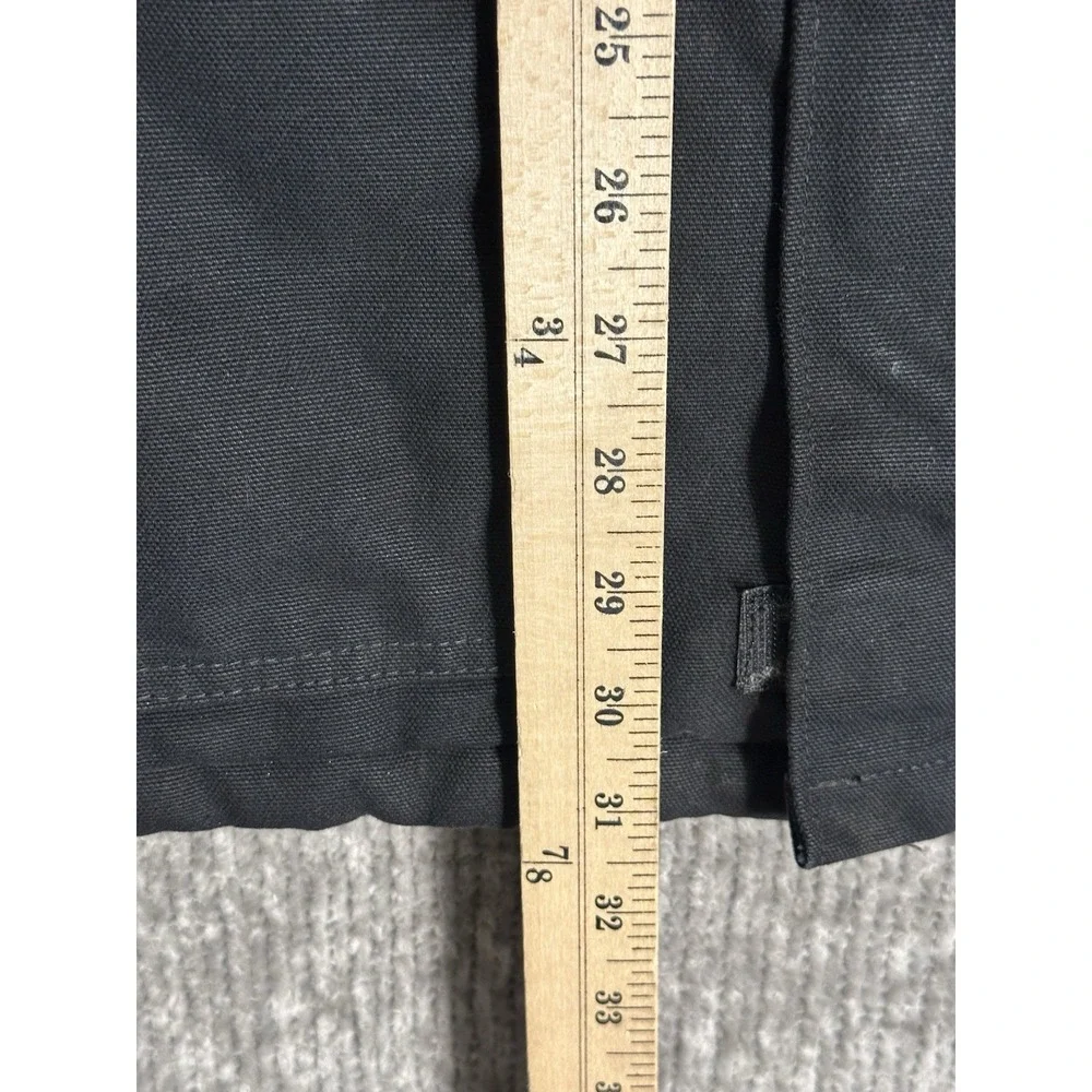 Carhartt Mens Black Large Traditional Arctic Quilt Lined Duck Coat C003